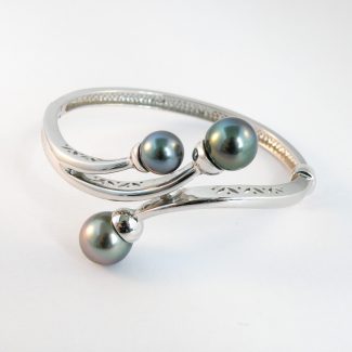 Bracelet Fresque - 3 Perles de Tahiti